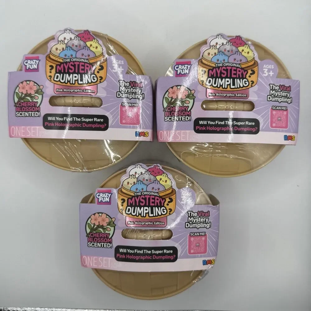 [3 PC] RMS - The Original Mystery Dumpling: Pink Holographic Edition NEW